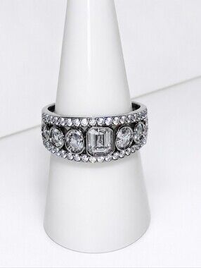 Bomb Party “The Eden” Ring – Size 7 – NWT Hematite Plating